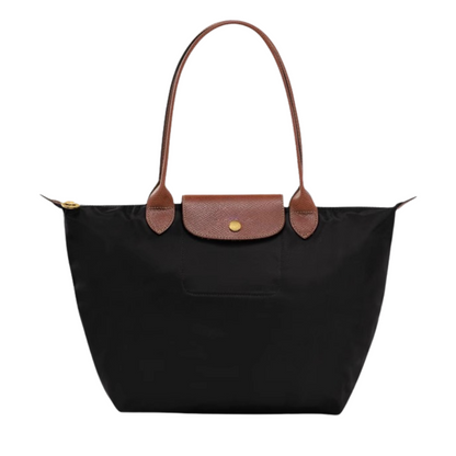 Longchamp Le Pliage Tote Bag – Classic Foldable Nylon Shoulder Bag for Women