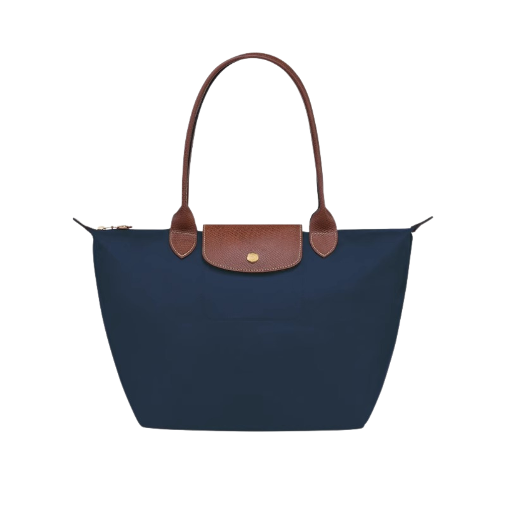 Longchamp Le Pliage Tote Bag – Classic Foldable Nylon Shoulder Bag for Women