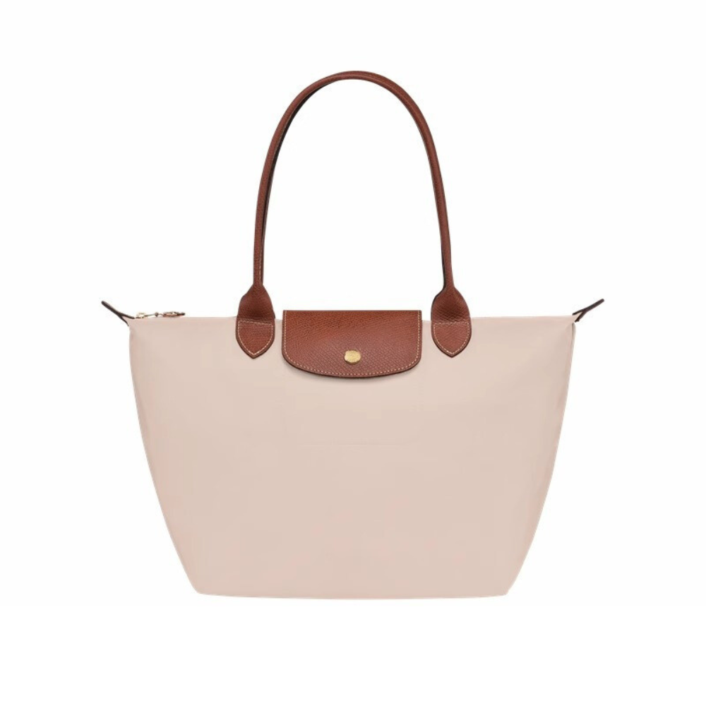 Longchamp Le Pliage Tote Bag – Classic Foldable Nylon Shoulder Bag for Women
